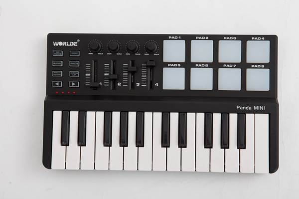 Panda MINI 25 Keys Professional MIDI Keyboard Controller Drum