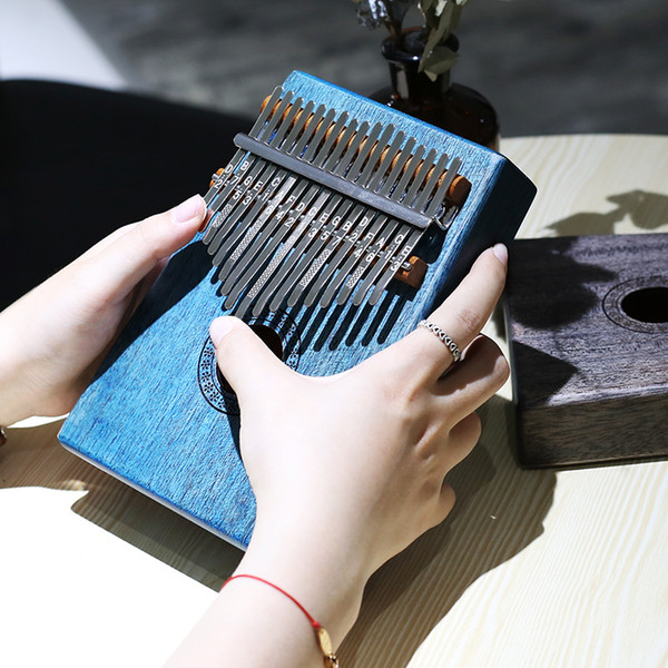 17 Key Finger Kalimba Mbira Sanza Thumb Piano Pocket Size Beginners Supporting Bag Keyboard Marimba Free Shipping