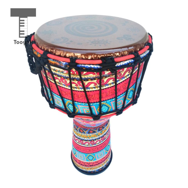 8'' Djembe African Bongo Drum Percussion for Kids Adults Musical Gift Random Color