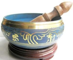 Wholesale cheap beautiful Tibetan Buddhism Cuprum Mantra Singing Bowl / Musical Instruments Bells