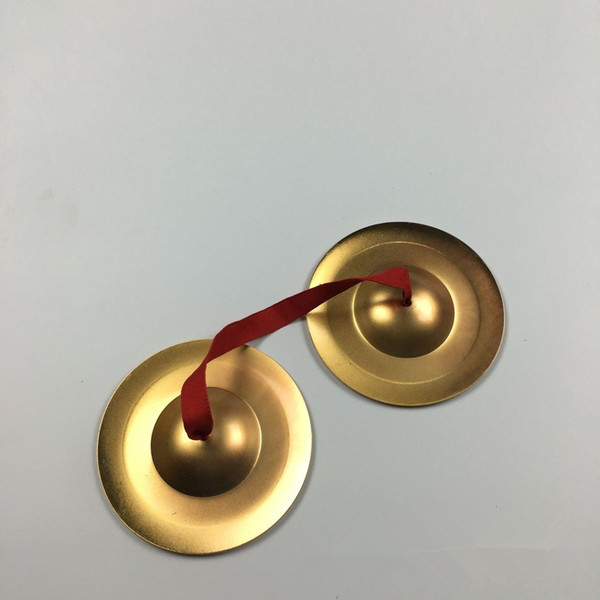 Children's toys 2018 NEW 9cm Mini Small Kids Children Copper Hand Cymbals Gong Band Rhythm Percussion Musical Instrument Toy