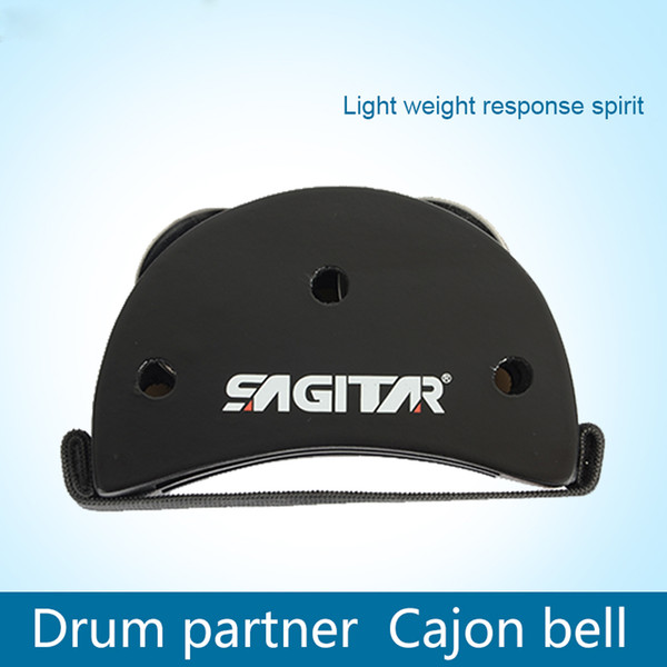 SAGITAR Elliptical Cajon Box Drum set Foot Tambourine Partner Percussion Instruments Cajon Bell Pedal Guitar Parts Accessories Drums