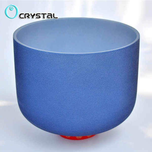 10 Inch A Third eye Chakra 440hz or 432hz Indigo - Chakra Quartz Crystal Singing Bowl