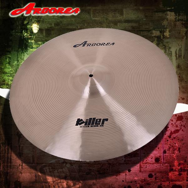 Hot sale Chinese Arborea Killer series 100% traditional handmade 20inch ride drum cymbal for sale from china