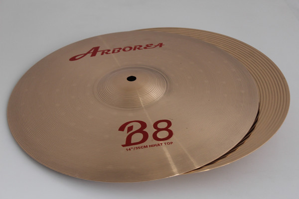 Arborea cymbal B8 series 100% handmade cymbal 13 inch HIHAT high quality and low price from china