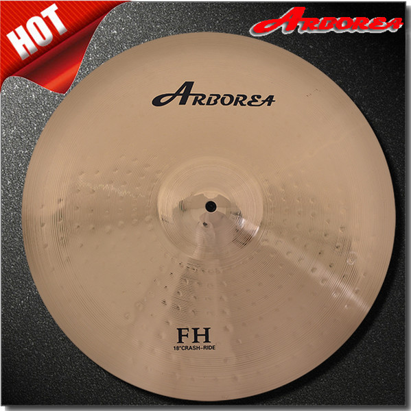 Arborea handmade FH series drum cymbal 18 INCH CRASH RIDE from china hot sale high quality and low price