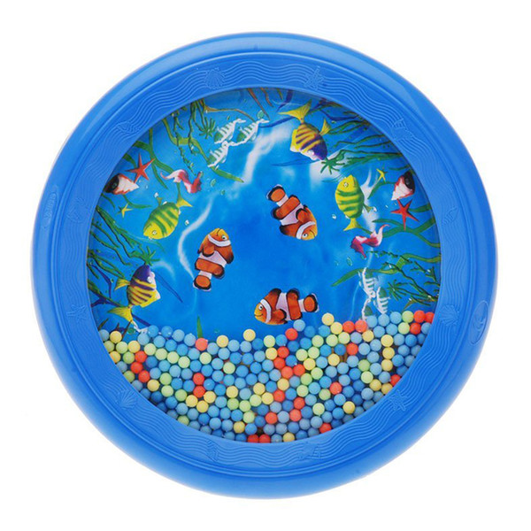 Wholesale-Ocean Wave Bead Drum Gentle Sea Sound Musical Educational Toy Tool for Baby Kid Child