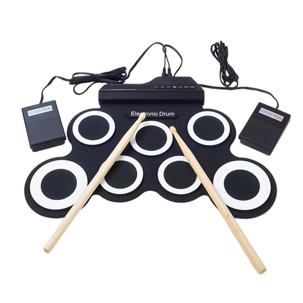 Electronic Drum Set /7 Electronic Drum /7 Tone /8 Demo Song/ 7 Drum Pads Metronome Function /External Instrument Input Ava