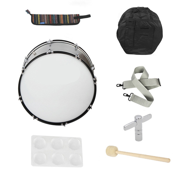 Percussion instruments drum skin white leather two colored new drum drums