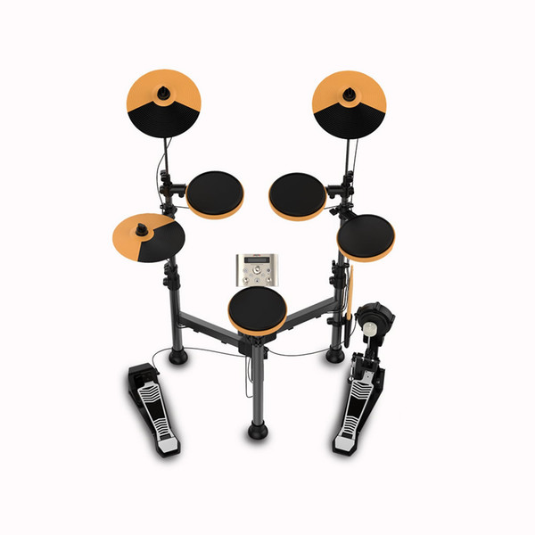 Foldable Electronic Drum Set Kit Stand Percussion Build-in Metronome 25 Groups Drum Tones 43 Groups Accompaniment MIDI Jack