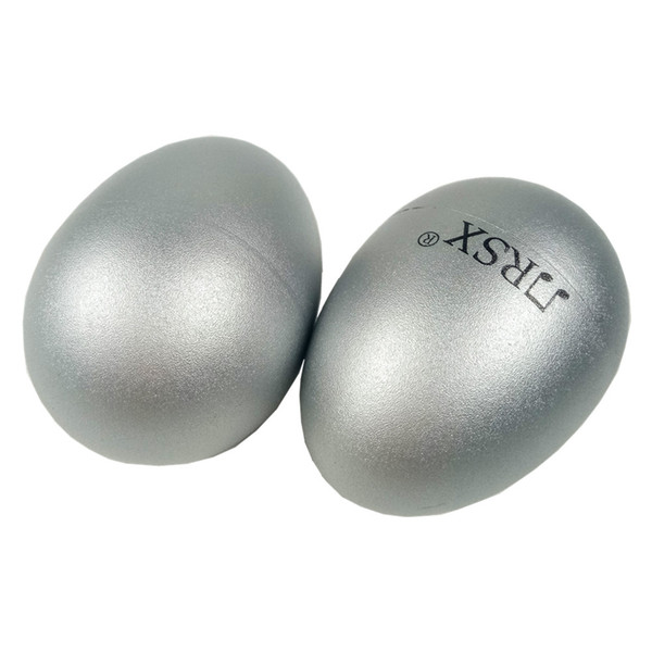 Plastic Pair of Matting RhythMix Egg Shakers Percussion Instruments for Drumset, and Singer Songwriters