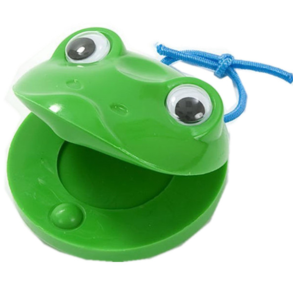 One Piece Cartoon Castanets - Plastic frogs Lovely and sturdy! Great for Prechool children Percussion Toy