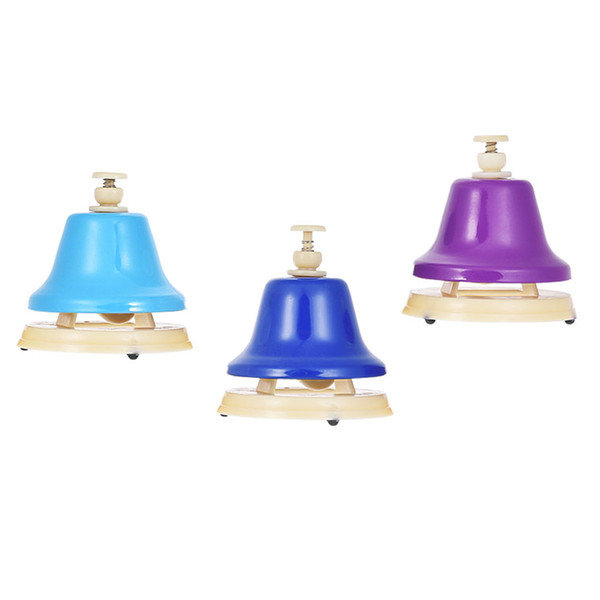 Colorful 8 Note Hand Bell Set Musical Educational Instrument Toy for Children Kids Student-MUSIC