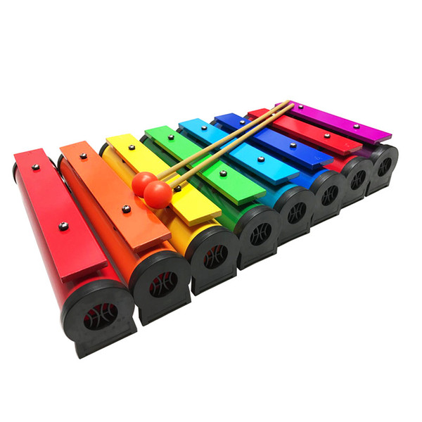 Kids 8 Notes Wooden Xylophone Early Childhood Wisdom Juguetes Musical Instrument Toys free shipping