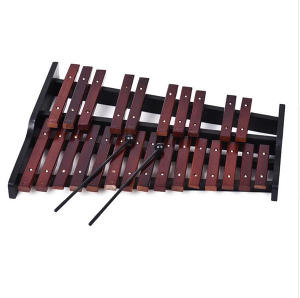 25 Note Wooden Xylophone Percussion Early Educational Intelligence Development Crafts Percussion Instruments with 2 Mallets Free Shipping