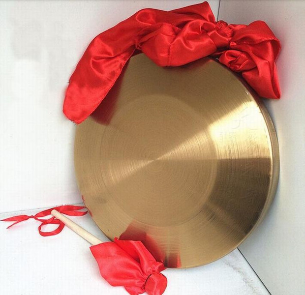 32cm Gong Feng Shui Opening Wedding Flood Warning Cymbals Percussion Instrument