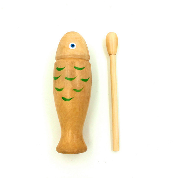 Manufacturers sell direct color fish shaped wooden fish wooden percussion instruments logs wooden fish shaped clapper