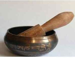 Wholesale cheap Rare Superb Tibetan OM Ring Gong YOGA Singing Bowl