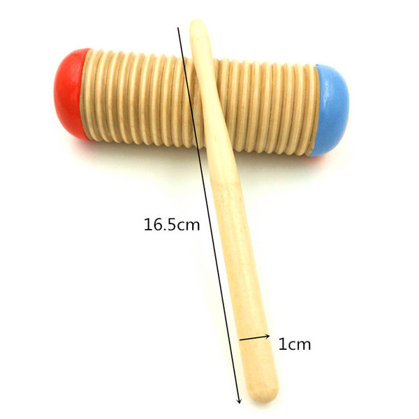 Manufacturers wholesale children wooden sand tube wooden wooden fish sound tube sand tube toys for infants and children