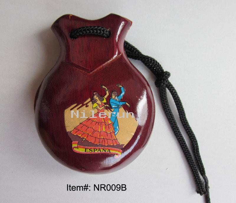 Spanish flamenco/flamingo dance wooden castanets