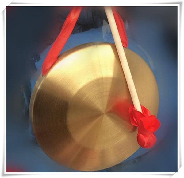 2016 New Metal Gong musical instrument toys children game Small size 10cm diameter