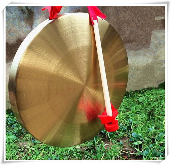 2016 New low pitch gong with hammer sisals gonfalons Chinese traditional Musical instrumen