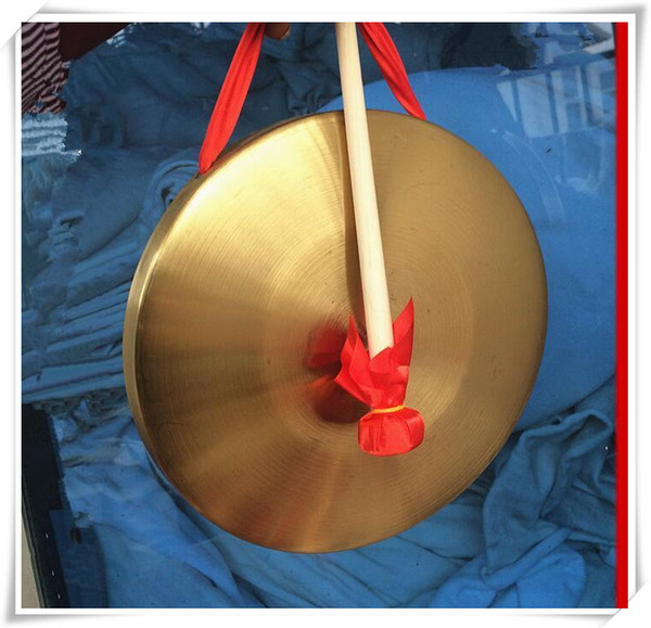 Metal Gong musical instrument toys children game Small size 10cm diameter