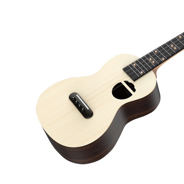 2019 Poputar Populele S2 Acoustic Electric Guitar Smart Soprano Ukulele 23 Inch Mini Guitar Ukulele Concert for Beginners 4 String