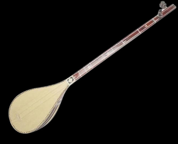 Uyghur Lute Silk Road String Musical Instrument Xinjiang World Music Dutar #103 60cm