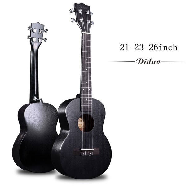 Soprano Concert Tenor Acoustic Electric Ukulele 23 Inch Mini Guitar Ukelele Black Mahogany Guitarra Uke