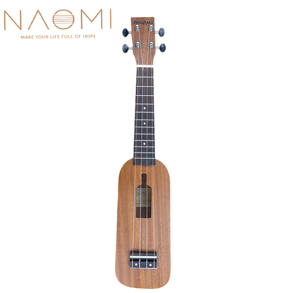 NAOMI Soprano Ukulele Ukelele Hawaii Guitar Mahogany 12 Frets 21