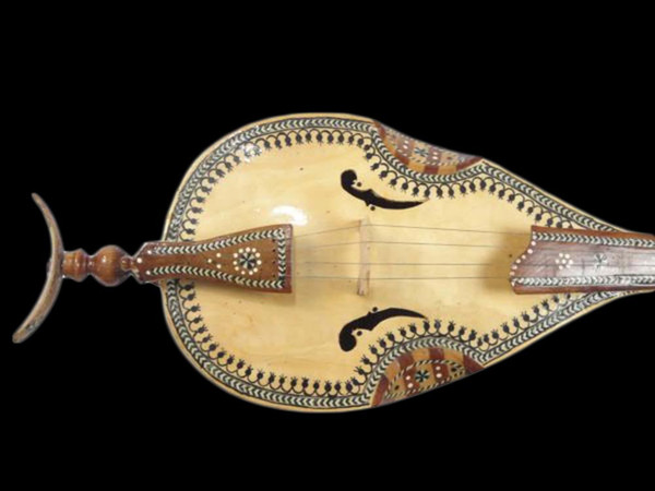 Uyghur Violin Fiddle Silk Road String Musical Instrument Xinjiang Music Khushtar #101 70cm