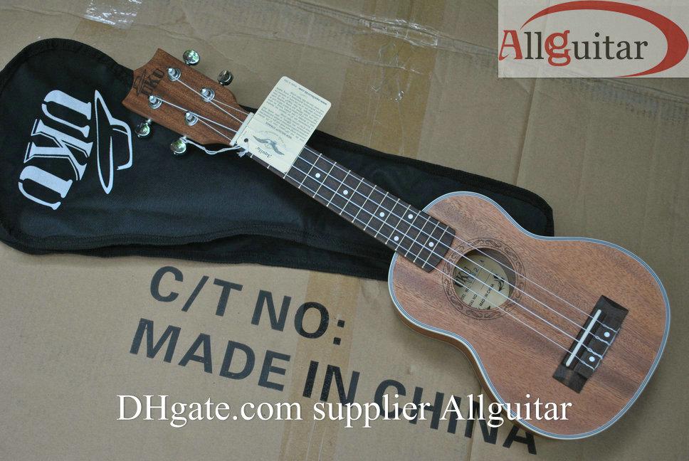 ukulele guitar all saplli wood body,aquila strings & Aucoume neck 21'' China ukulele Guitar