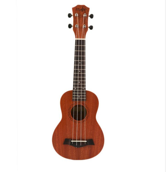 21 Inch Soprano Acoustic Electric Ukulele Guitar 4 Strings Ukelele Guitarra Handcraft Wood White Guitarist Mahogany Plug-in Hot