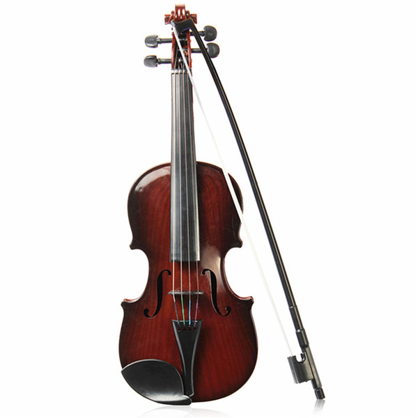 Adjustable String Musical Beginner develop Kid talent Simulation Toys Bow Acoustic Violin Practice Demo Instrument Children Gift