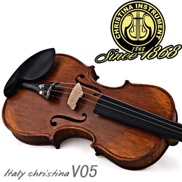 2019 Professional Christina V05 violin, Italian handmade Antique Grading violino 4/4 musical instruments+fiddle case,bow,rosin