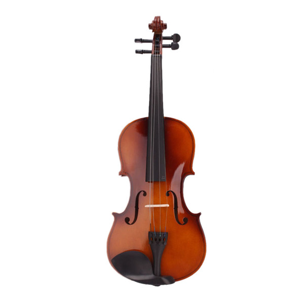 4/4 Full Size Natural Acoustic Violin Fiddle with Case Bow Rosin