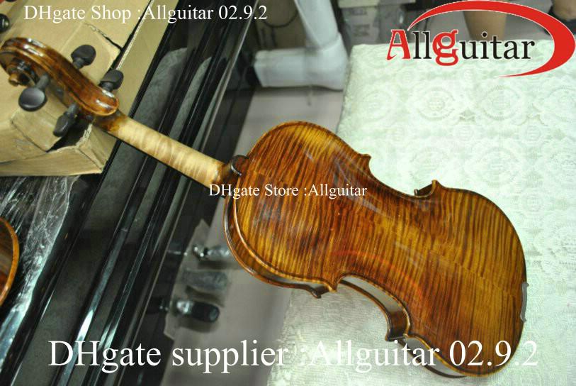 Advanced Violin 15 Years Spruce Top with Naturally Air Dried Strad Violin 4/4 with case