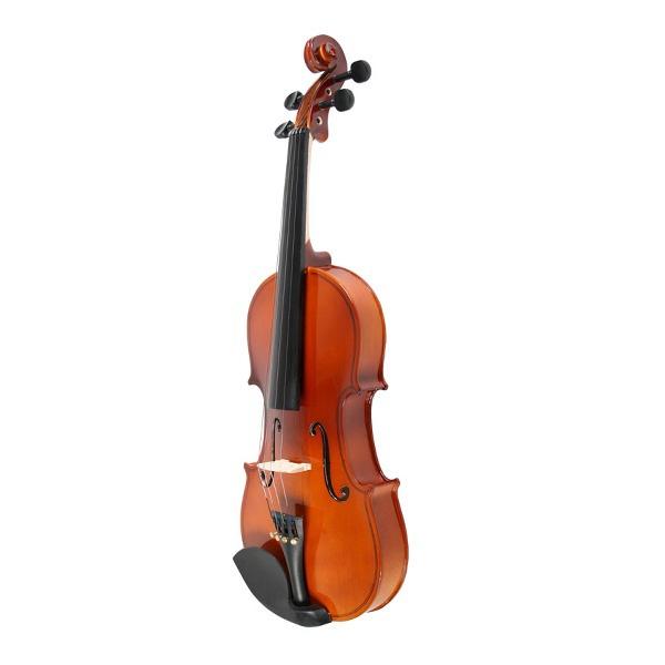 1/8 Suitable For 4-5 Years Old Kids Acoustic Violin+Case+Bow+Rosin Natural Color