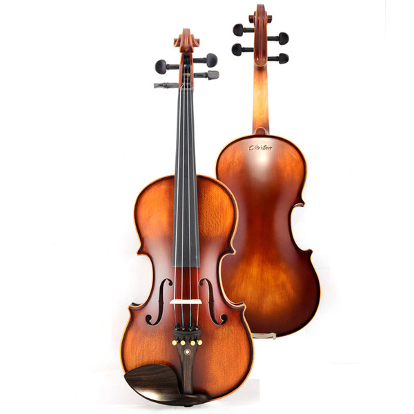 Italy V02 beginner Violin 4/4 Maple Violino 3/4 Antique matt High-grade Handmade acoustic violin fiddle case bow rosin