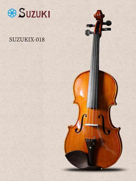 Japan SUZUKI 018 handmade solid wood spruce violin 4/4 beginner adult children violin 3/4 professional grade playing instrument free shippin