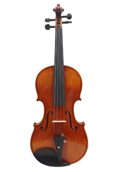 free shipping High-grade violin with ebony accessories professional grade hand-made solid wood violin