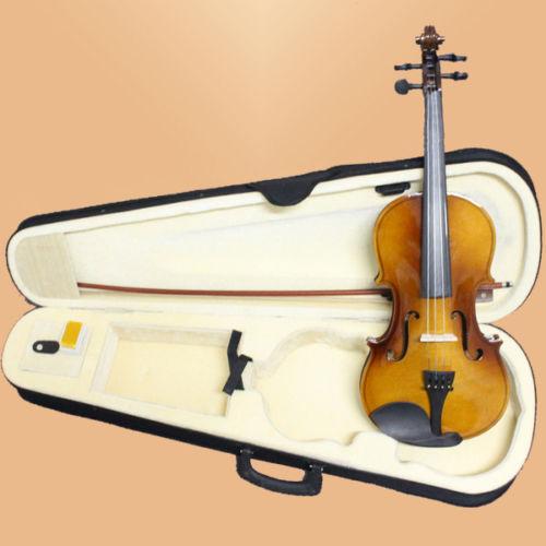 NEW Full Size Violin 4/4 +Case + Bow Learning /Music Instrument Handmade Set Vintage