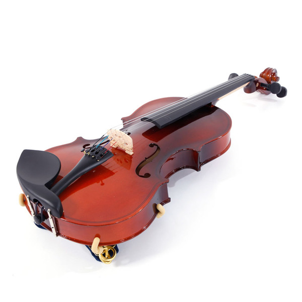 Fashion 1/8 Acoustic Solid Wood Violin with Case Bow Rosin Strings Shoulder Rest Tuner Natural