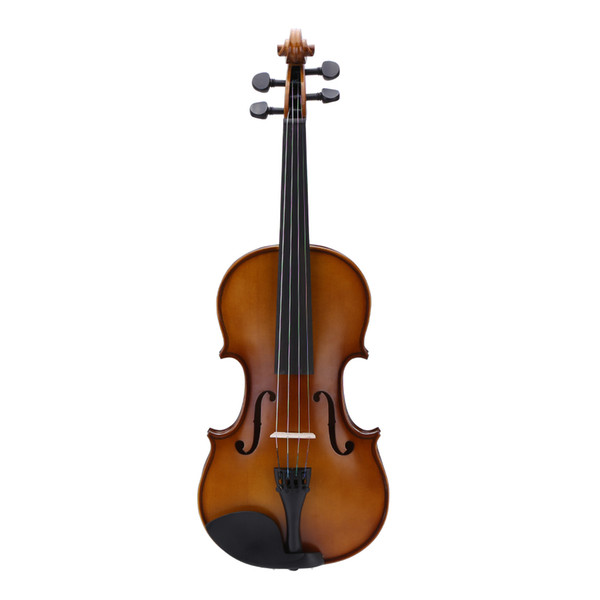 4/4 Full Size Violin Fiddle Basswood Steel String Stringed Musical Instrument for Kids Beginners Circle Style Bow free shipping