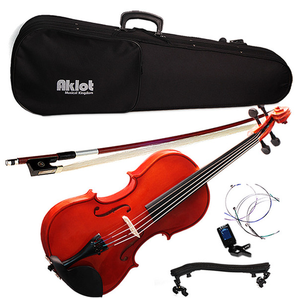 Violin 4/4 Full Size Acoustic Fiddle with Outfit Kit for Starters Beginnners Kids Students