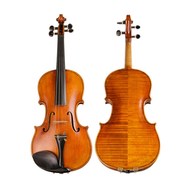 Full Size 4/4 3/4 Naturally Dried 30 Years Old Europe Maple Professional Hand-made Violin High-end Antique Violin