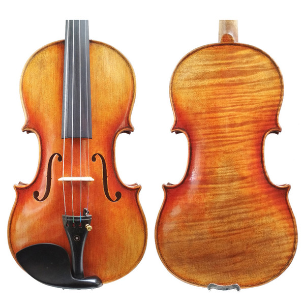 Free Shipping Copy stradivarius 1716 100% Handmade Oil Varnish Violin FPVN04 with Foam Case and Carbon Fiber Bow