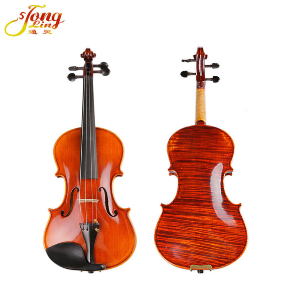 Top grade Hand-craft Antique Violin 4/4 Naturally Dried Stripes Single Board Maple Violino Violon profissional Good price Violin