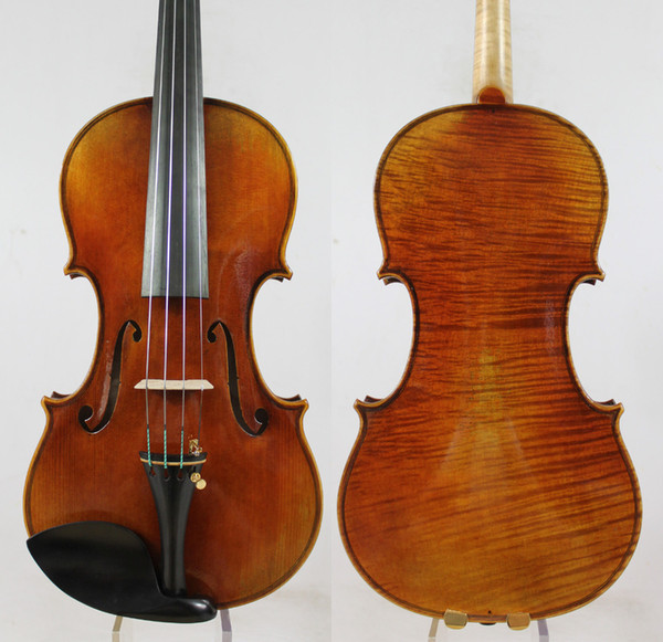 60-y old Spruce!Guarnieri 'del Gesu''Ole Bull' Violin violino Copy! M9018 One Pc Back!Concert 4/4 Violin, Top Oil Varnish